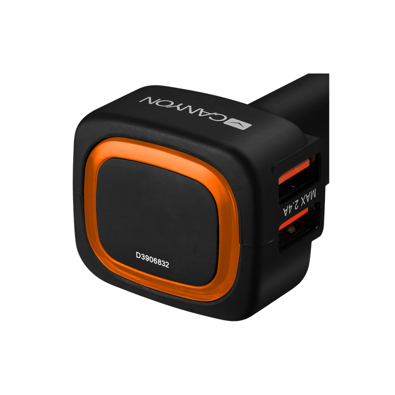 Автомобильное зарядное устройство Canyon (4USB, 4.8A) Black (CNE-CCA05B)