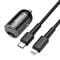 Фото - Автомобільний зарядний пристрій Baseus Tiny Star Mini PPS (1USB, 3A) 18W Gray (TZVCHX-0G) + кабель USB-C | click.ua
