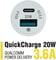 Фото - Автомобильное зарядное устройство Piko CC-302QP (2USB, 3A) White (1283126509896) | click.ua