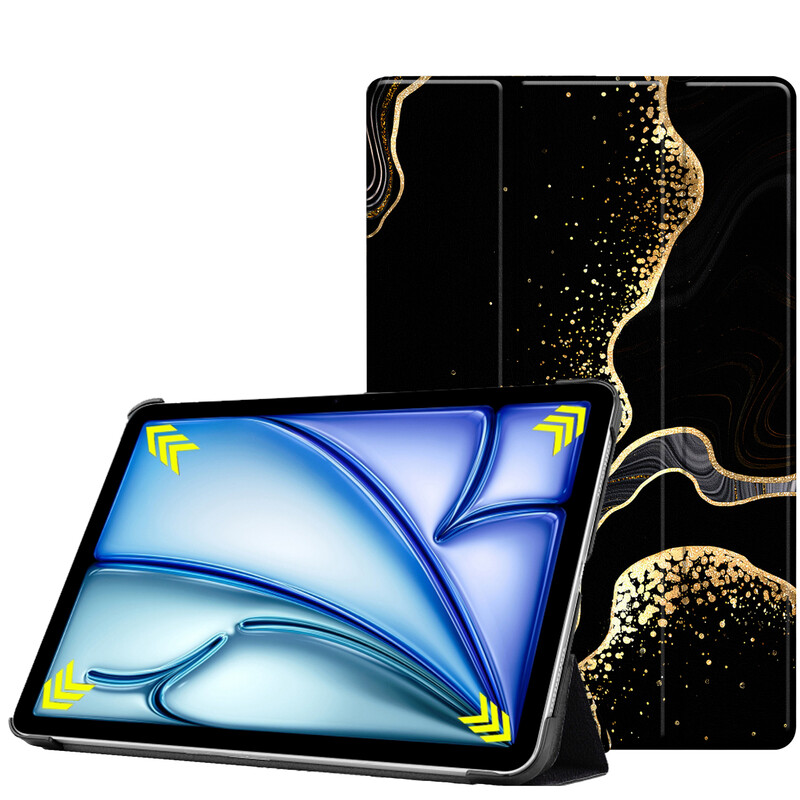 Чехол-книжка BeCover Smart Case для Apple iPad Air 11" M4 2026 Black Abstraction (715204)