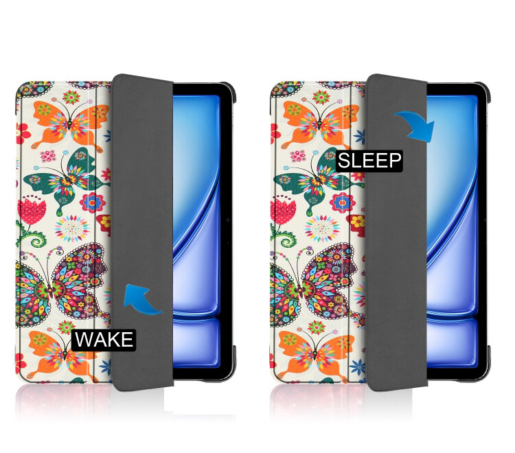 Чехол-книжка BeCover Smart Case для Apple iPad Air 11" M4 2026 Butterfly (715205)