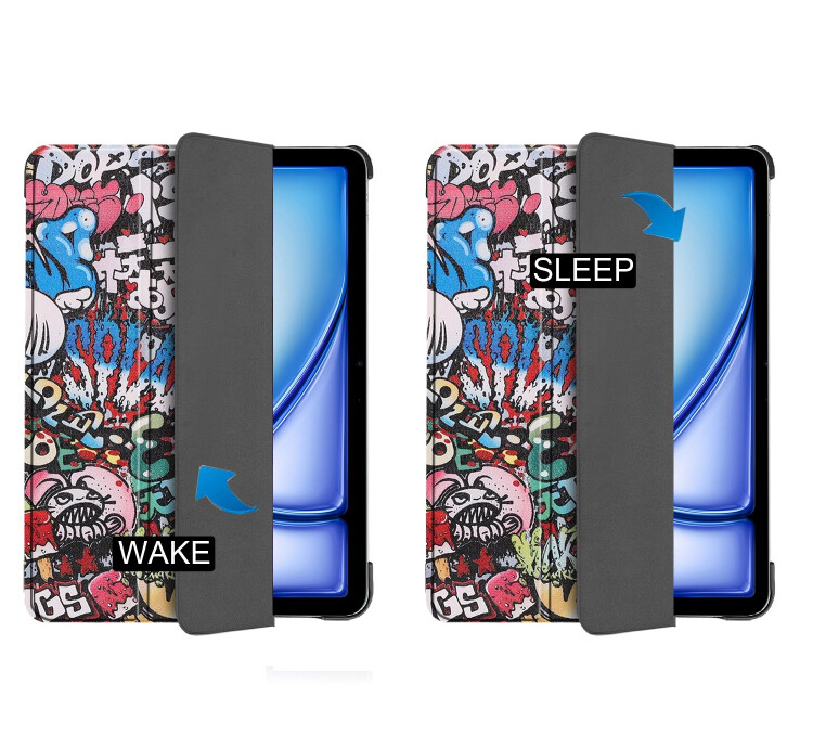 Чехол-книжка BeCover Smart Case для Apple iPad Air 11" M4 2026 Graffiti (715211)