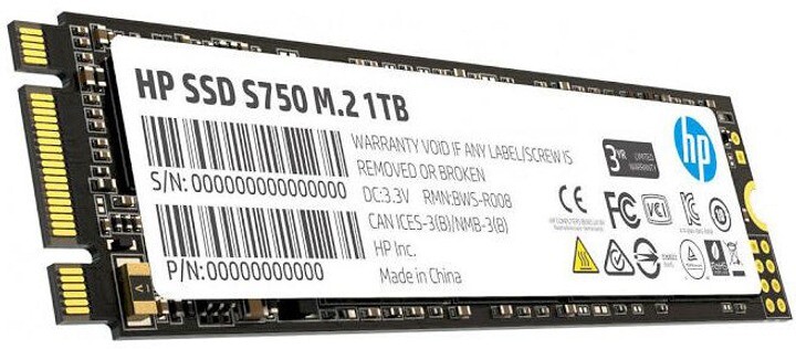 Накопичувач SSD 1TB HP S750 M.2 2280 3D NAND (16L57AA)