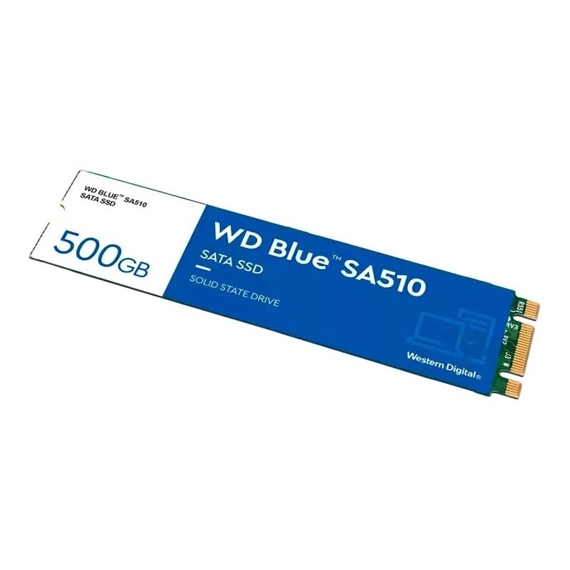 Накопитель SSD 500GB WD Blue SA510 M.2 2280 SATAIII 3D TLC (WDS500G3B0B)