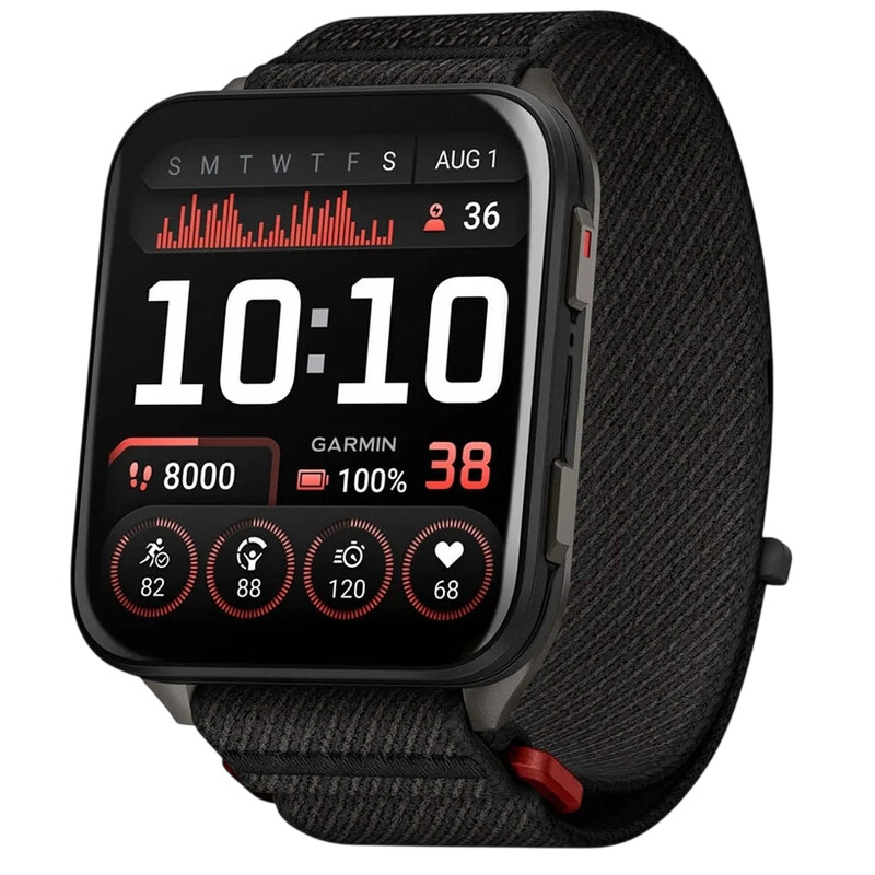 Смарт-годинник Garmin Venu X1 Black/Slate Titanium with Black Nylon (010-02980-13)