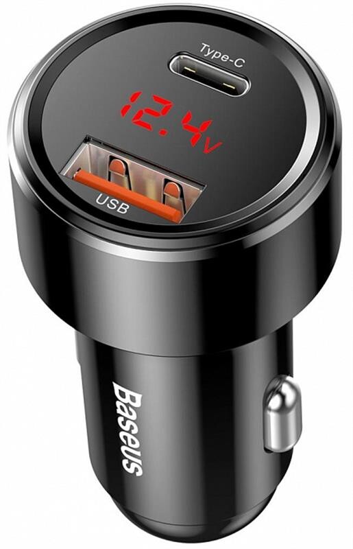 Автомобильное зарядное устройство Baseus Magic (2USB, 6A) QC3.0 Black (CCMLC20C-01)