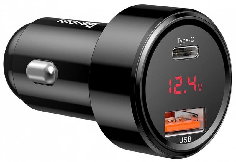 Автомобильное зарядное устройство Baseus Magic (2USB, 6A) QC3.0 Black (CCMLC20C-01)
