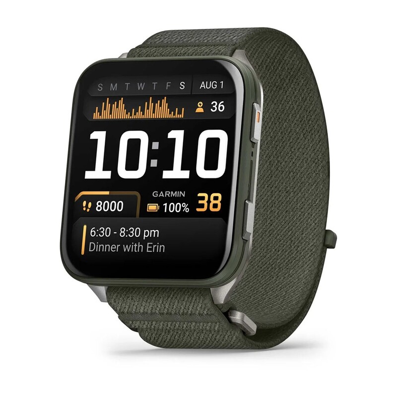 Смарт-часы Garmin Venu X1 Moss Titanium with Moss Nylon (010-02980-23)