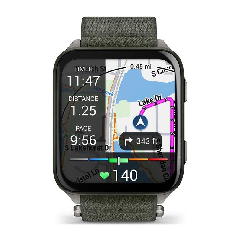 Смарт-часы Garmin Venu X1 Moss Titanium with Moss Nylon (010-02980-23)