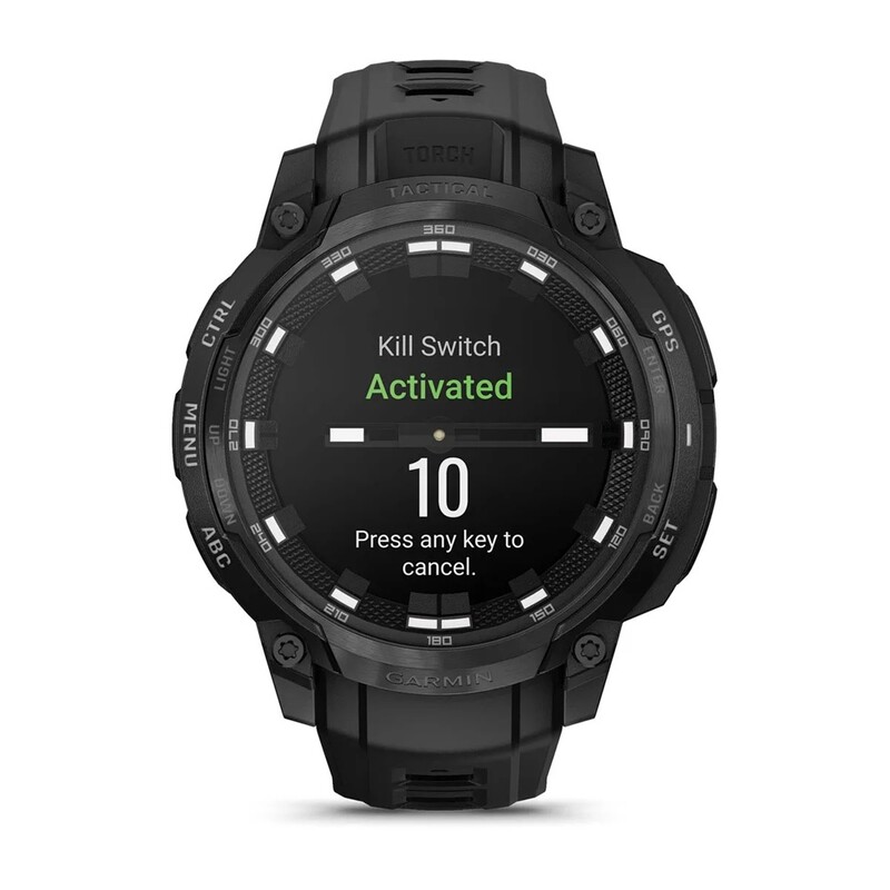 Смарт-часы Garmin Instinct Crossover AMOLED Tactical Black with Black Silicone (010-03398-42)