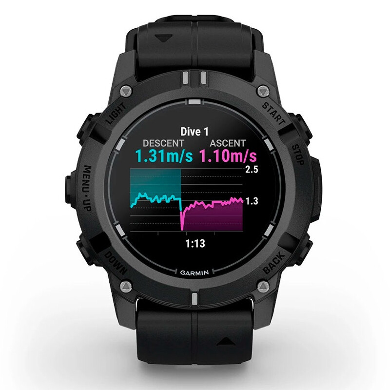 Смарт-часы Garmin Descent G2 Black with Black Silicone (010-02986-13)