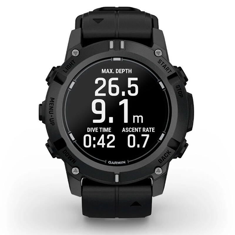 Смарт-часы Garmin Descent G2 Black with Black Silicone (010-02986-13)