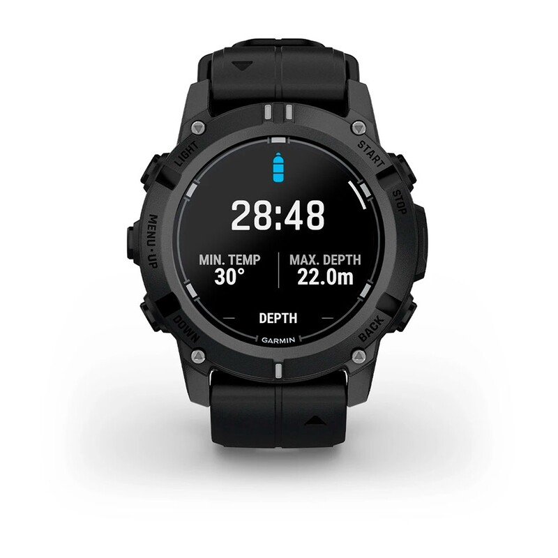 Смарт-часы Garmin Descent G2 Black with Black Silicone (010-02986-13)