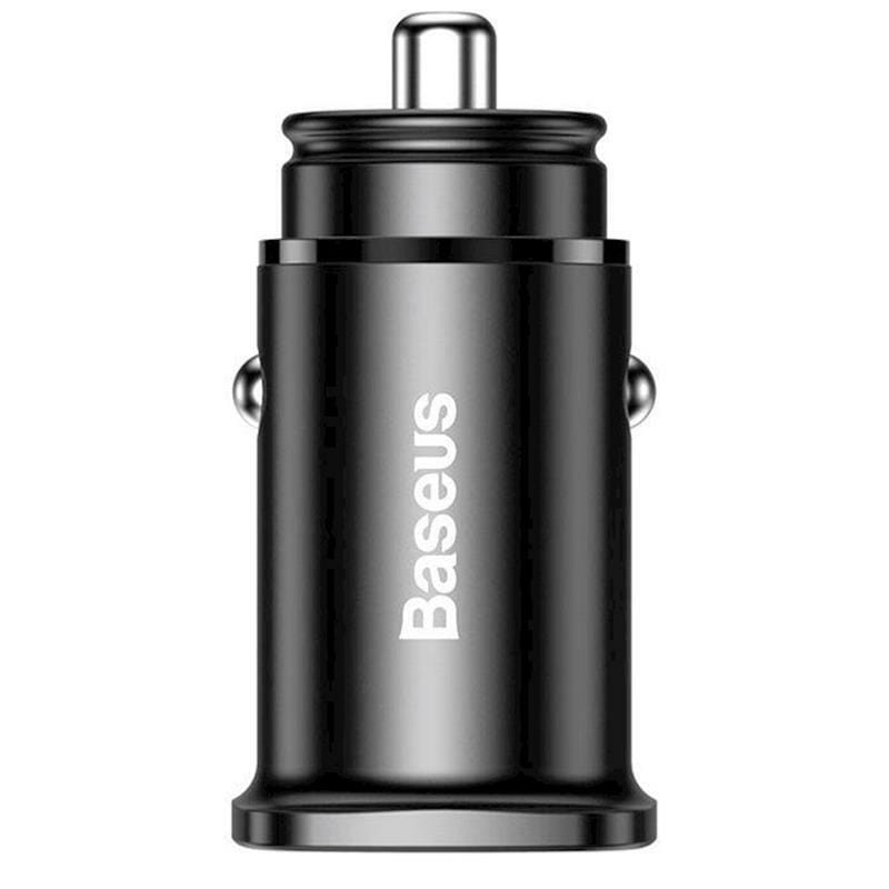 Автомобільний зарядний пристрій Baseus Square Metal (2USB, 4.5A) 30W Black (CCALL-AS01)