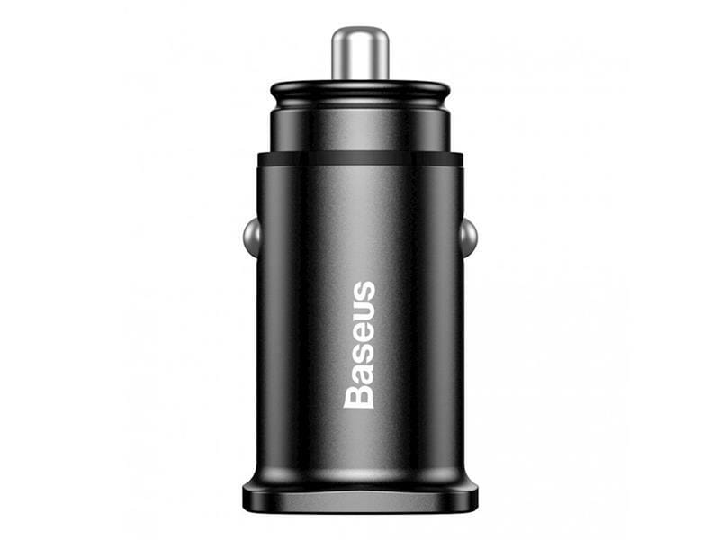 Автомобильное зарядное устройство Baseus Square Metal (2USB, 5A) 30W Black (CCALL-DS01)