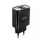 Фото - Мережевий зарядний пристрій XO L57 (2USB, 2.4A) Black (00000014097) + кабель Lightning | click.ua