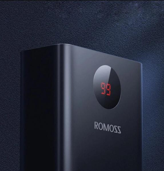 Универсальная мобильная батарея Romoss PEA40S Pro 40000mAh 65W Black (PEA40-382-2131H)