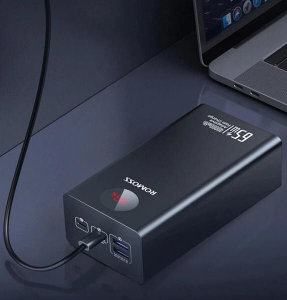 Универсальная мобильная батарея Romoss PEA40S Pro 40000mAh 65W Black (PEA40-382-2131H)