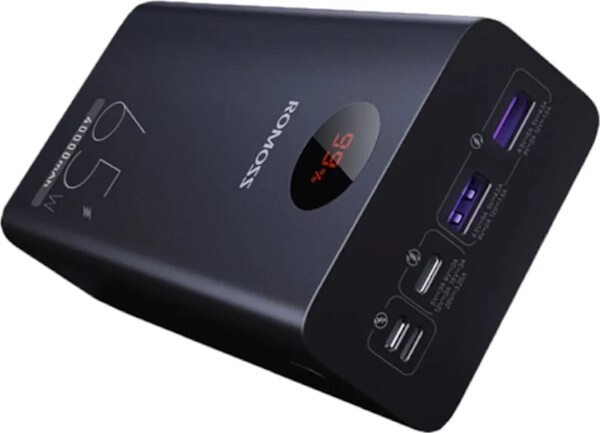 Универсальная мобильная батарея Romoss PEA40S Pro 40000mAh 65W Black (PEA40-382-2131H)