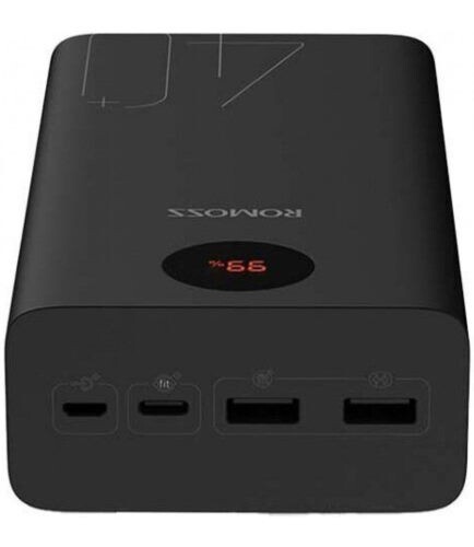 Универсальная мобильная батарея Romoss PEA40 40000mAh 22.5W Black (PEA40-152-2111H)