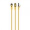 Фото - Патч-корд S/FTP Cablexpert (PP6A-LSZHCU-Y-15M) cat.6a, литий, 50u "штекер із засувкою, 15м, жовтий | click.ua