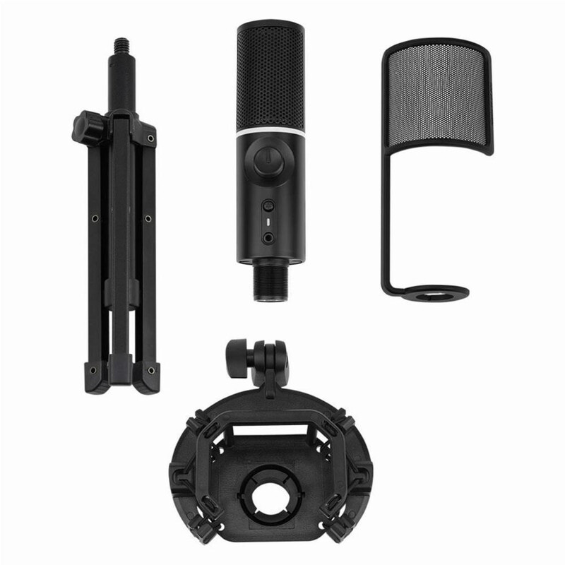 Мікрофон Streamplify MIC TRIPOD-48-RGB-TP Black (SPMC-MZ1C127.11)