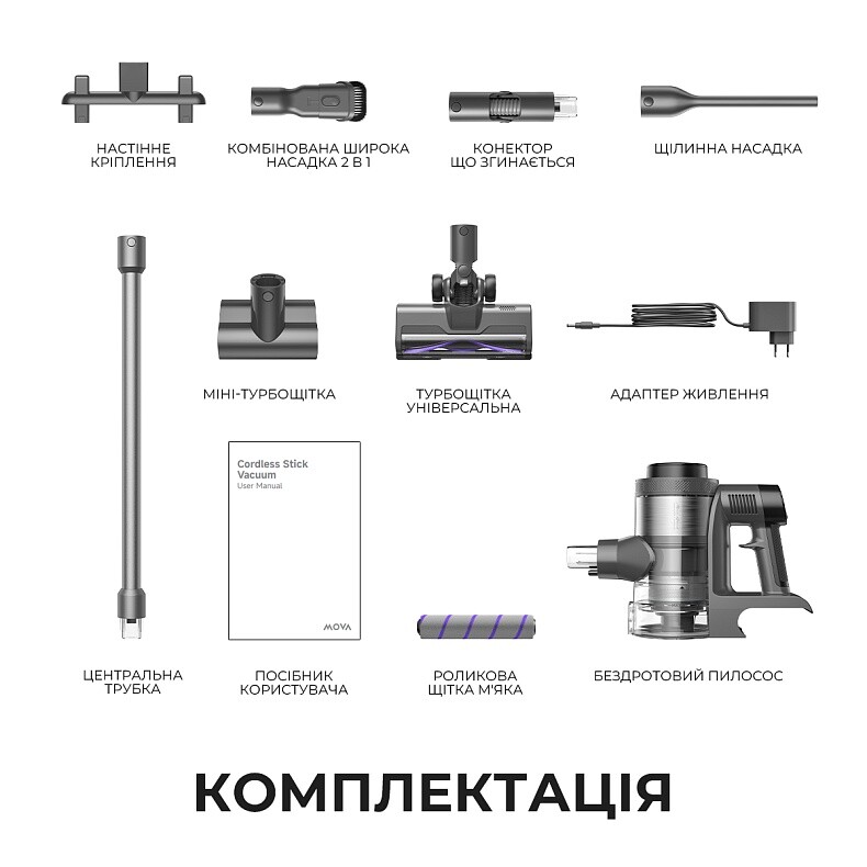 Аккумуляторный пылесос Mova S7 Ultra (V2590E)