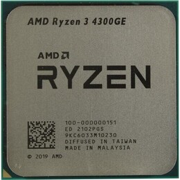 Процесор AMD Ryzen 3 4300GE (3.5GHz 4MB 35W AM4) Tray (100-000000151)
