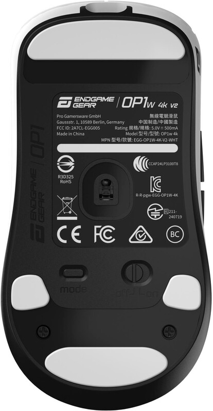 Миша бездротова Endgame Gear OP1w 4k v2 White Wireless (PGW-EG-MOU-072)