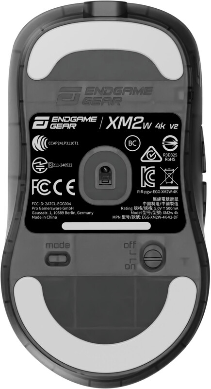 Мишь беспроводная Endgame Gear XM2w 4K v2 Black Transparent Wireless (PGW-EG-MOU-081)