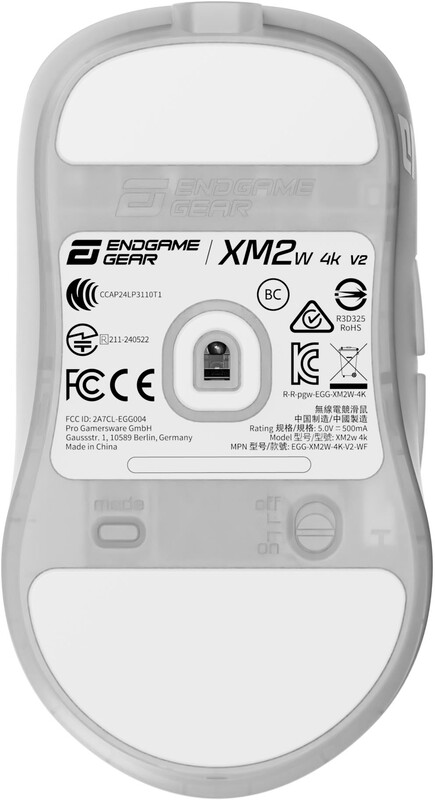 Мишь беспроводная Endgame Gear XM2w 4K v2 White Frost Wireless (PGW-EG-MOU-082)