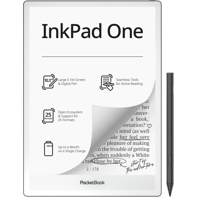 Электронная книга PocketBook 1030 InkPad One Matte Black (PB1030-8-WW)