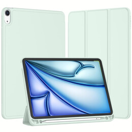 Чeхол BeCover Tri Fold Soft TPU с креплением Apple Pencil для Apple iPad Air 11" M4 2026 Green (715231)