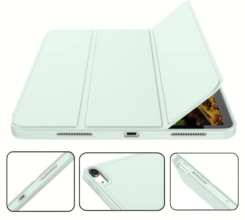 Чeхол BeCover Tri Fold Soft TPU с креплением Apple Pencil для Apple iPad Air 11" M4 2026 Green (715231)