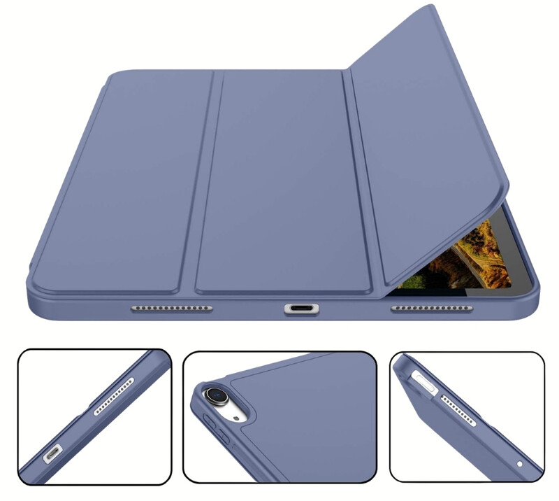 Чeхол BeCover Tri Fold Soft TPU с креплением Apple Pencil для Apple iPad Air 11" M4 2026 Purple (715233)