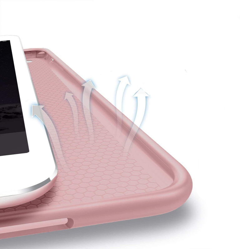 Чeхол BeCover Tri Fold Soft TPU Silicone для Apple iPad Air 11" M4 2026 Pink (715240)