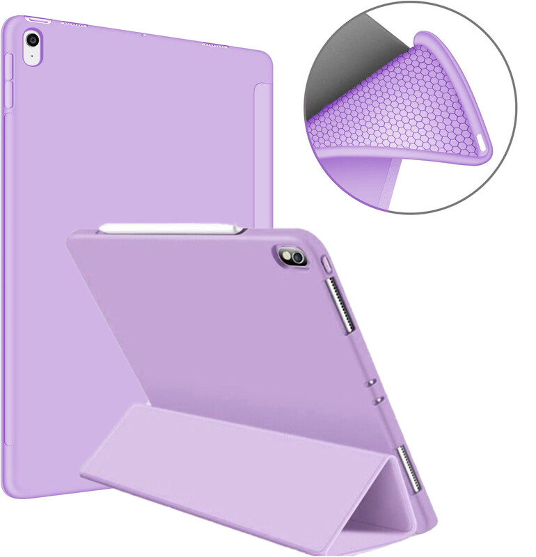 Чeхол BeCover Tri Fold Soft TPU Silicone для Apple iPad Air 11" M4 2026 Purple (715241)