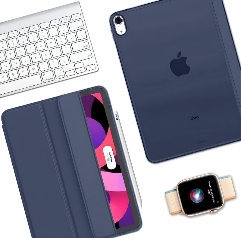 Чeхол-книжка BeCover Tri Fold Hard для Apple iPad Air 11" M4 2026 Deep Blue (715243)