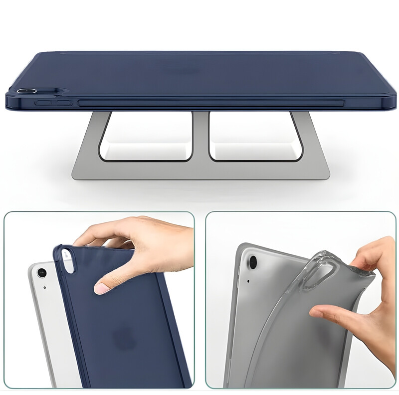 Чeхол-книжка BeCover Tri Fold Hard для Apple iPad Air 11" M4 2026 Deep Blue (715243)