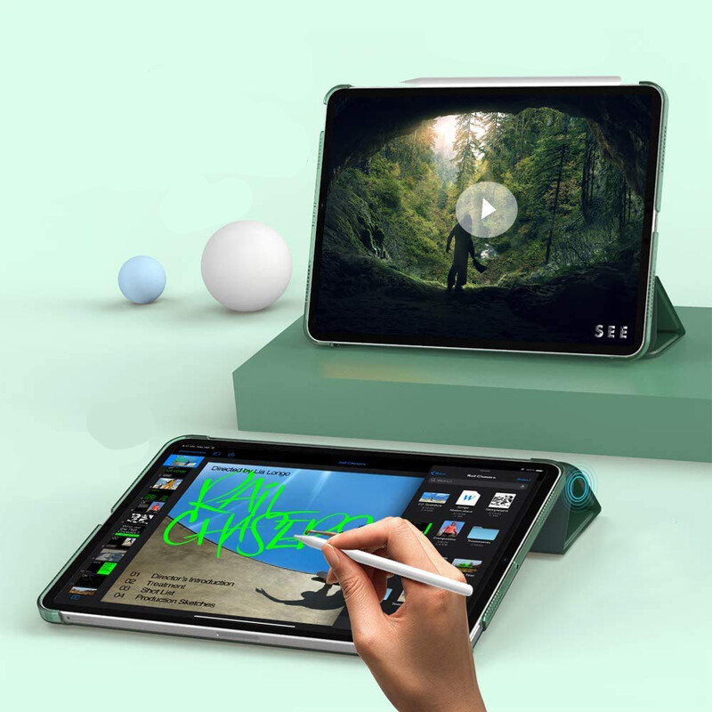 Чeхол-книжка BeCover Tri Fold Hard для Apple iPad Air 11" M4 2026 Dark Green (715244)