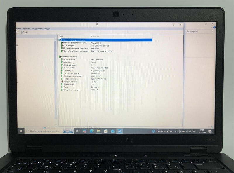 Ноутбук Dell Latitude 6430U / 14" (1366x768) / i5-3437U / 8GB / 128GB SSD / Win10Pro / Backlight - Б/у