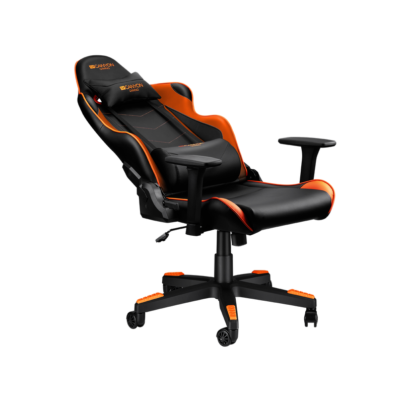 Кресло для геймеров Canyon Deimos Black/Orange (CND-SGCH4)
