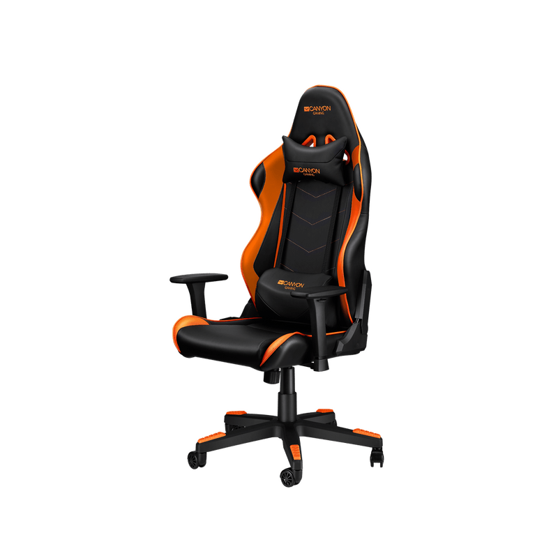Кресло для геймеров Canyon Deimos Black/Orange (CND-SGCH4)