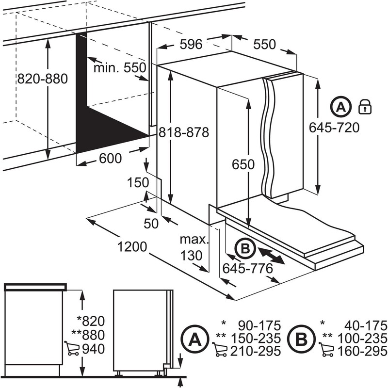 Вбудована посудомийна машина Electrolux EEA17200L