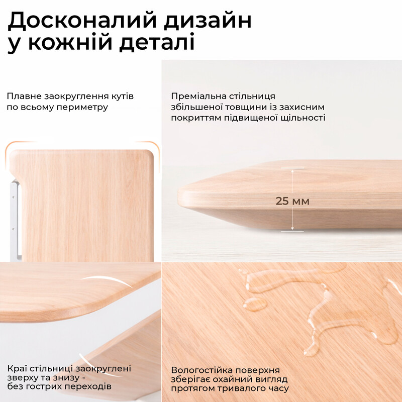 Компьютерный стол Sihoo D07 Maple/White (D07B-102/D07J-102-AB)