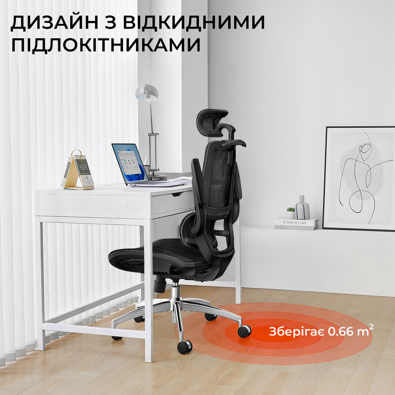 Крісло офісне Sihoo M59AS Mesh Black (DM59AS-M302)