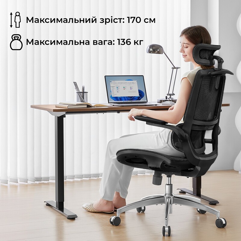 Крісло офісне Sihoo M59AS Mesh Black (DM59AS-M302)