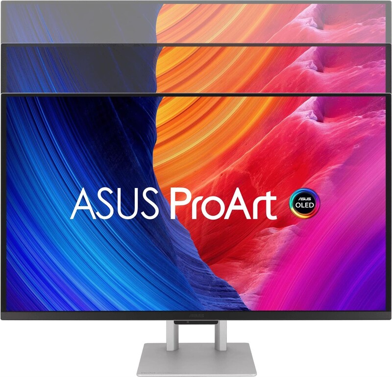 Монітор Asus 26.5" ProArt PA27UCDMR (90LM04NE-B01K71) OLED Silver/Black 240Hz