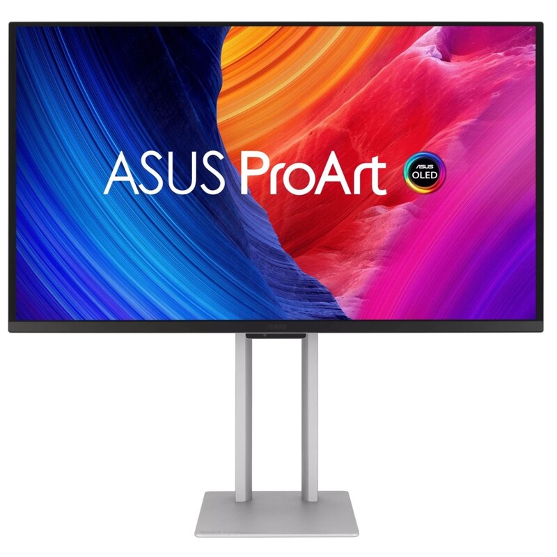 Монітор Asus 26.5" ProArt PA27UCDMR (90LM04NE-B01K71) OLED Silver/Black 240Hz