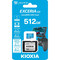 Фото - Карта памяти MicroSDXC 512GB UHS-I/U3 Class 10 Kioxia Exceria G3 R100/W50MB/s + SD-adapter (LMEX3L512GG2) | click.ua